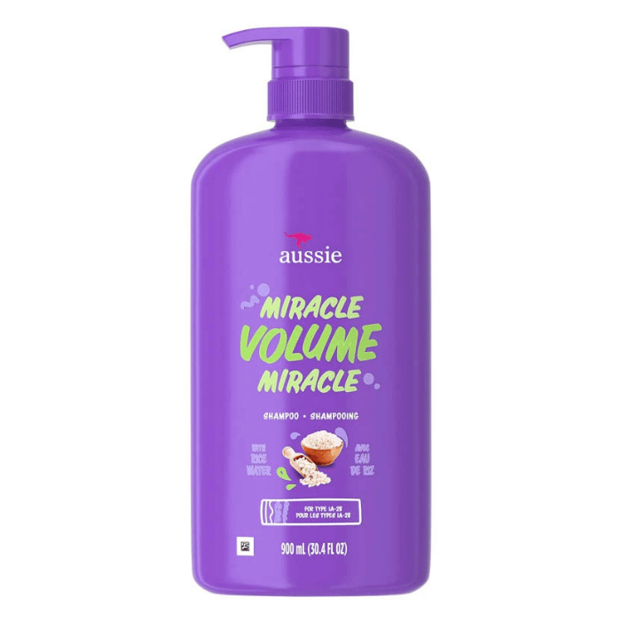 Aussie Miracle Volume Hair Shampoo with Pump, 26.2 Oz